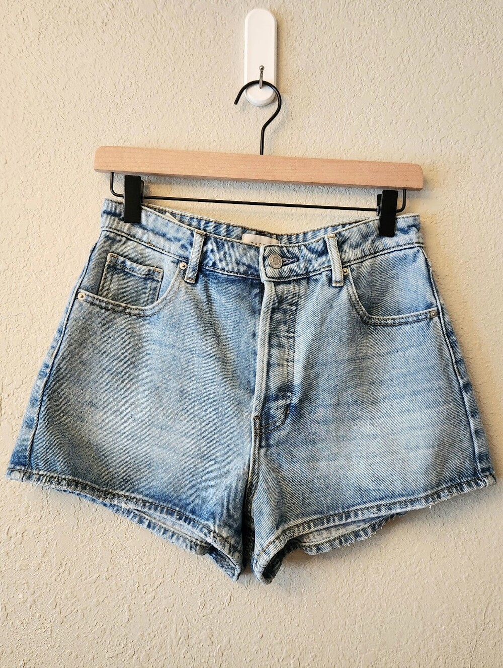 PacSun Button-Fly High-Waist Festival Shorts